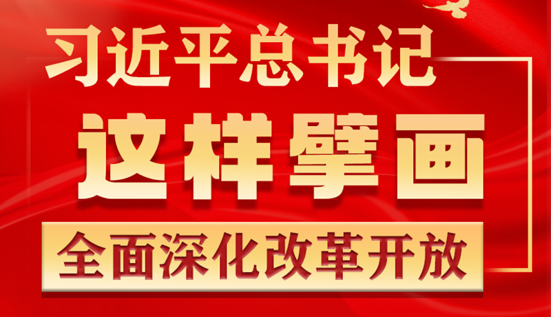 金句 | 席大大总书记这样擘画全面深化改革开放
